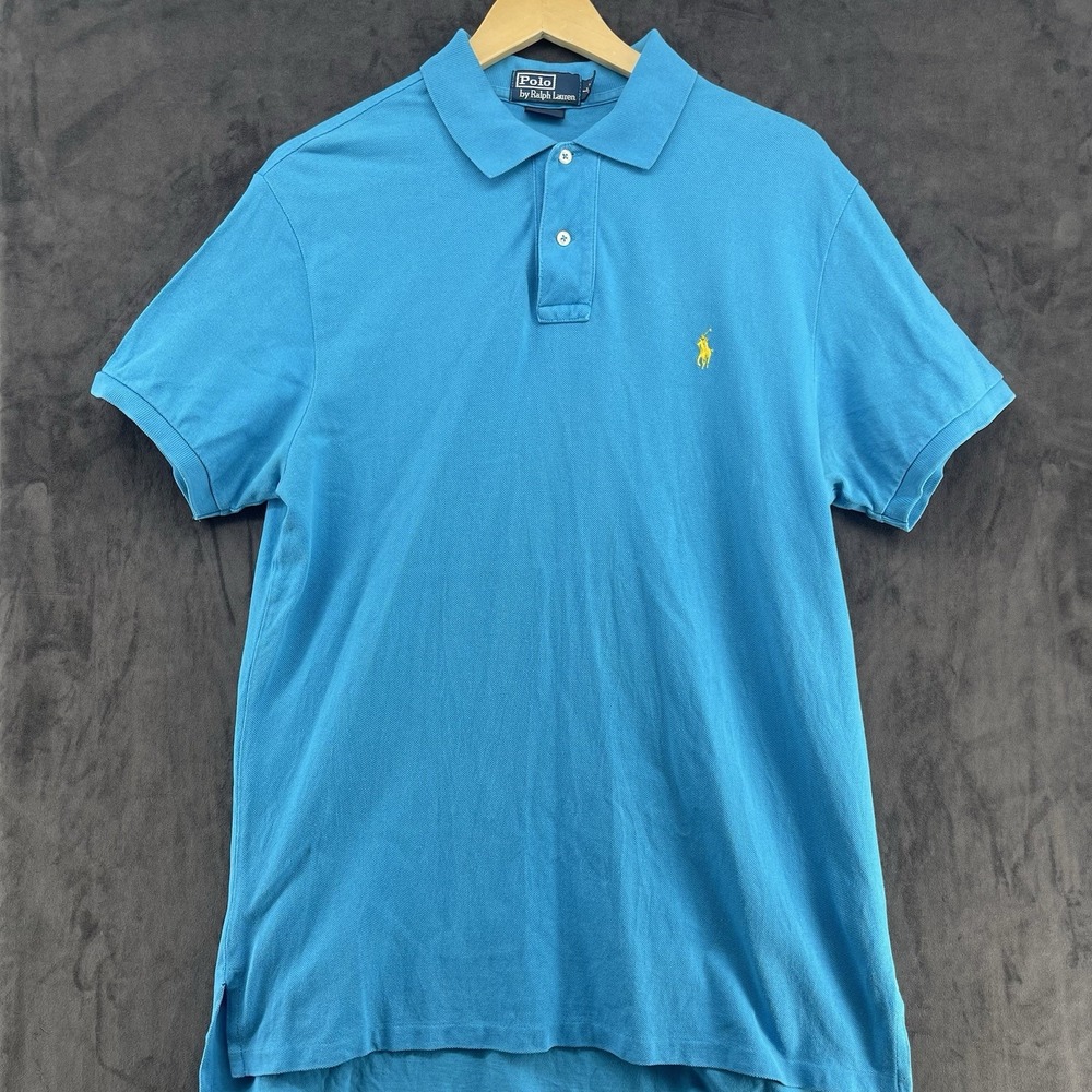 Vintage Polo Ralph Lauren L Turquoise Polo Shirt | Classic Fit